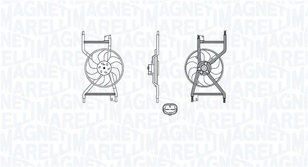 MAGNETI MARELLI Ventiliatorius, radiatoriaus