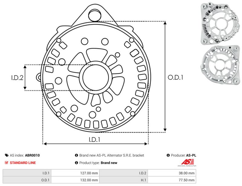 Kaitsekate, generaator, AS-PL ABR0010