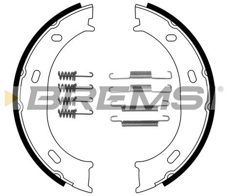 Комплект гальмівних колодок, стоянкове гальмо, Bremsi GF0306-1