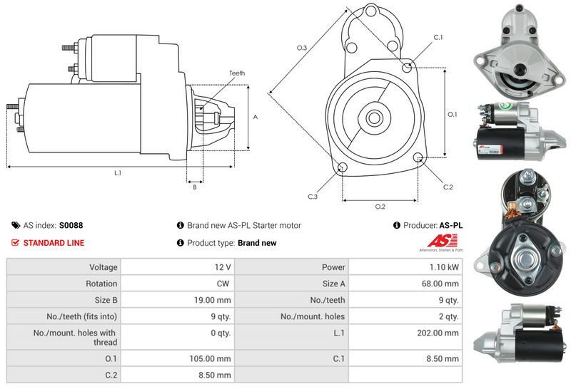 AS-PL S0088 Starter