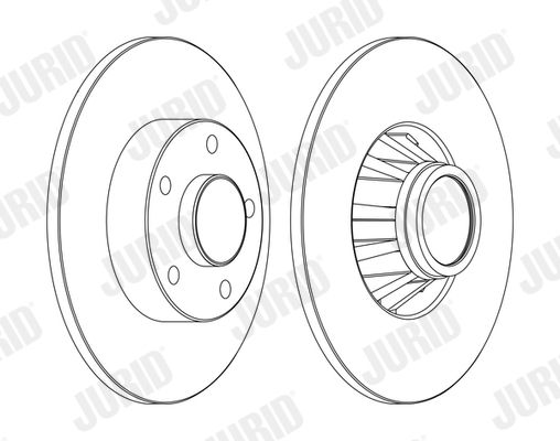 JURID 562211JC-1 Brake Disc