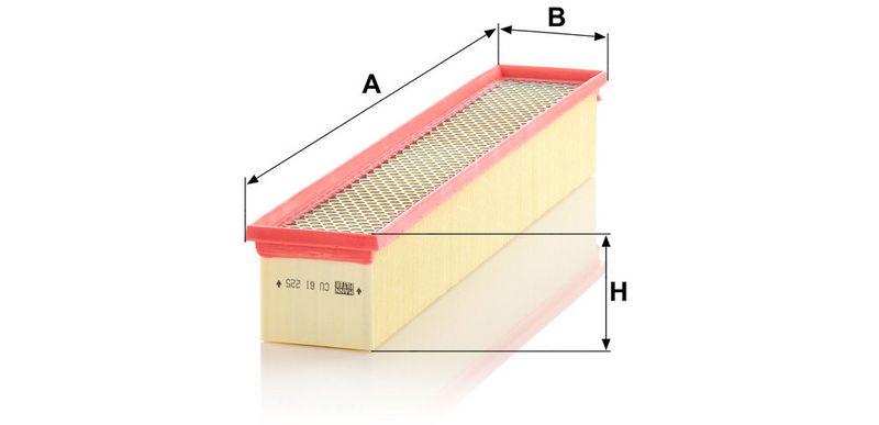 MANN-FILTER CU61225 Filter, cabin air