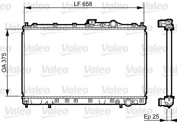 VALEO Radiateur 731451