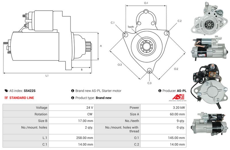 AS-PL S5422S Starter