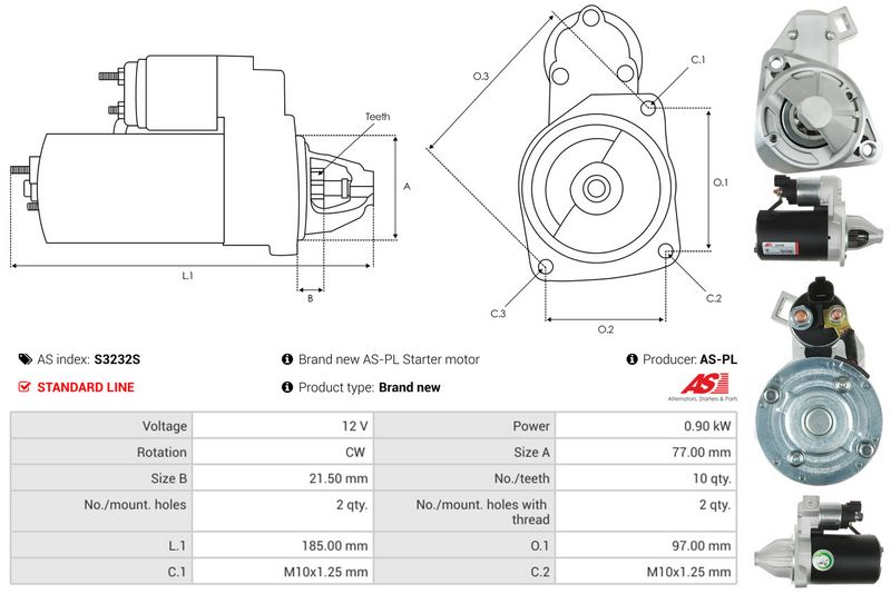 AS-PL S3232S Starter