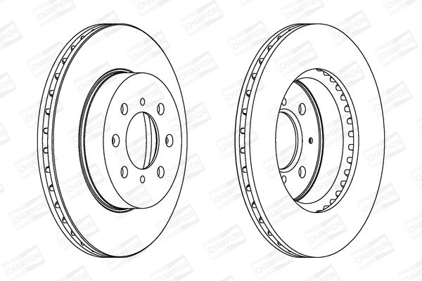 Гальмівний диск, Champion 561630