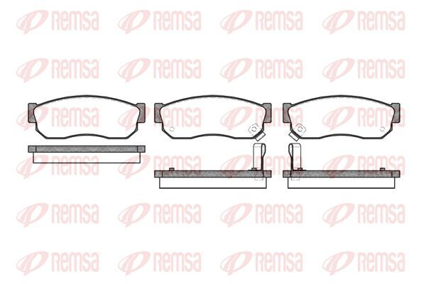 KAWE 014902 - Brake Pad Set, disc brake