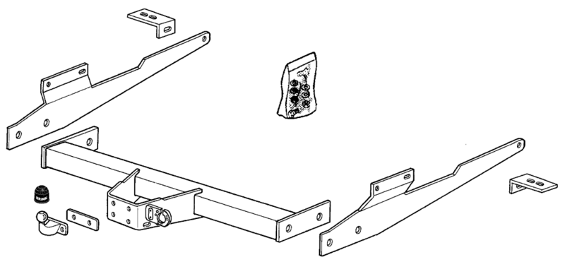 BRINK 281800 Trailer Hitch