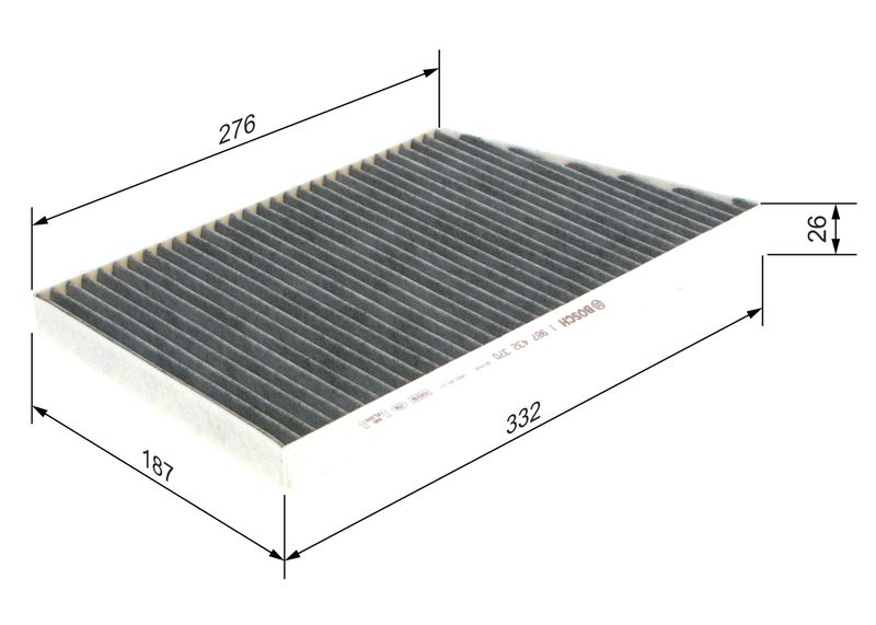 BOSCH 1 987 432 370 Filter, cabin air