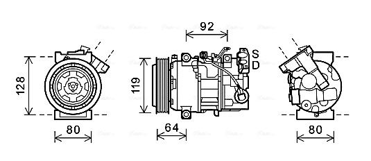 AVA QUALITY COOLING kompresszor, klíma RTAK492