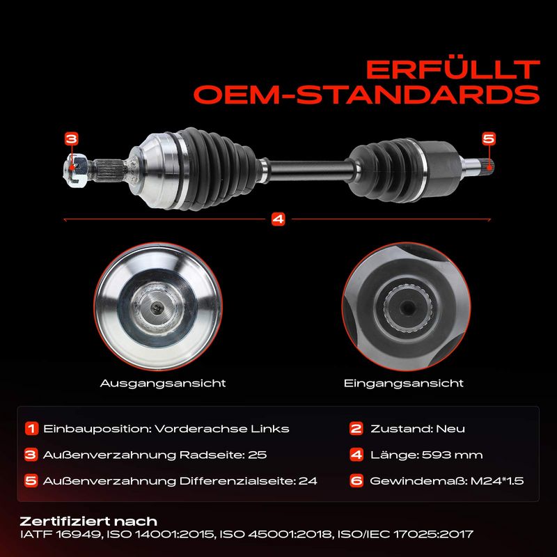 Frankberg 5481FB0010626 Drive Shaft