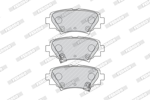 FERODO FDB4700 Brake Pad Set, disc brake
