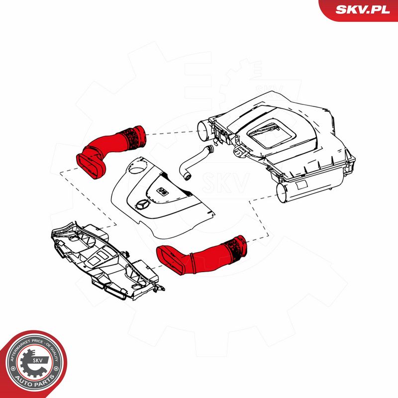 ESEN SKV 24SKV495 Intake Hose, air filter