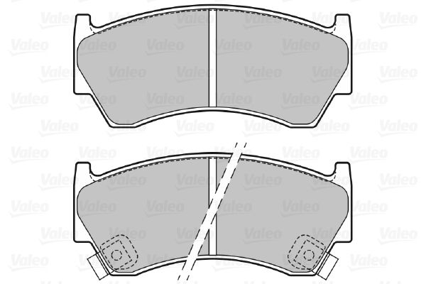 VALEO 598697 Brake Pad Set, disc brake