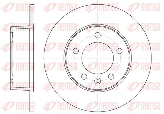 Brzdový kotouč 6735 00