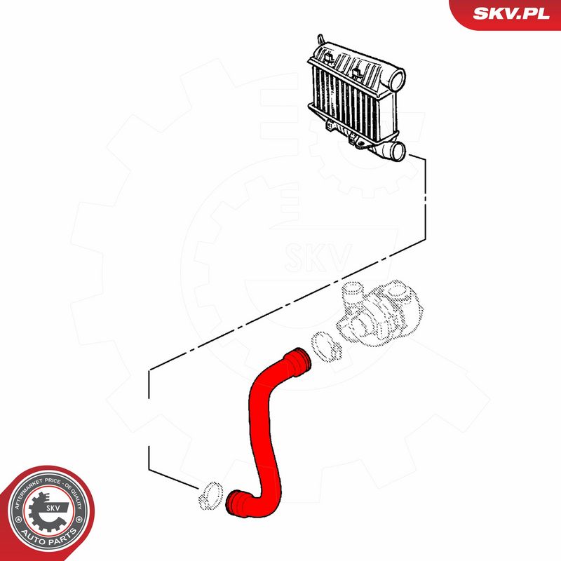 ESEN SKV 54SKV071 Charge Air Hose