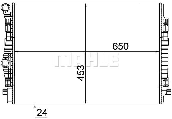 WILMINK GROUP hűtő, motorhűtés WG2183061