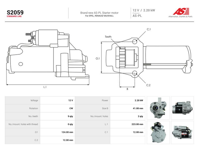 Prekė atitinka OEM kodą: S14-412D