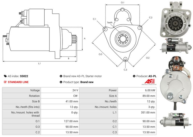 AS-PL S5022 Starter