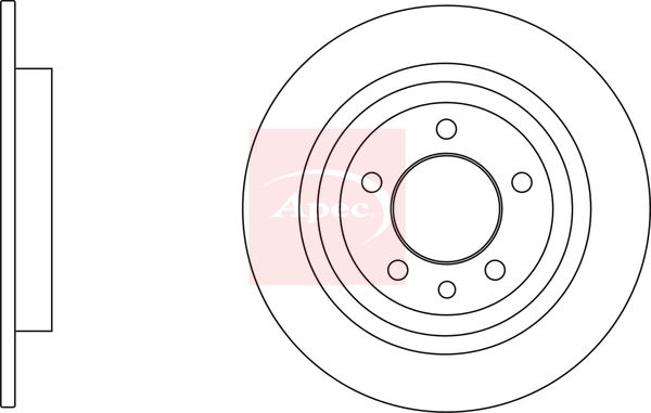 APEC Brake Disc DSK3123
