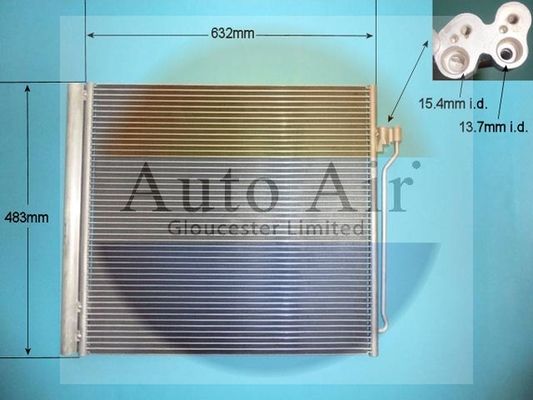 Auto Air Gloucester 16-1402 Condenser, air conditioning