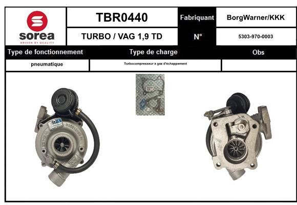 Compresor,sistem de supraalimentare TBR0439 EAI