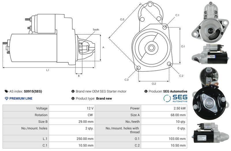 AS-PL S0915(SEG) Starter