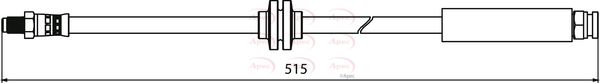 APEC Brake Hose HOS3968