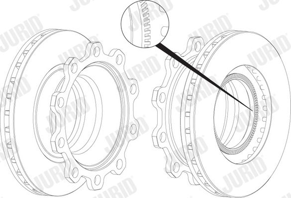 Brzdový kotouč 569100J