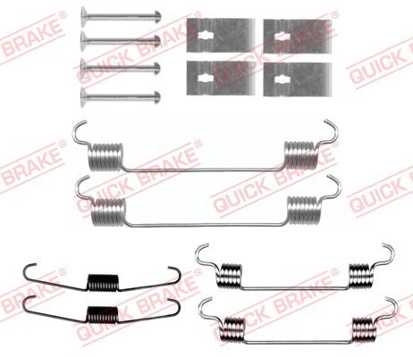 Комплект приладдя, гальмівна колодка, Quick Brake 105-0833