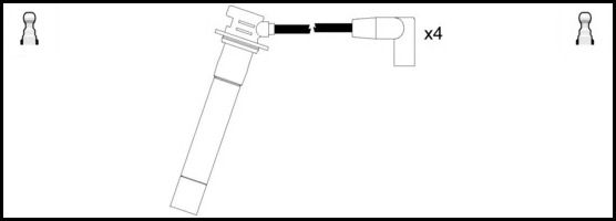 Juego de cables de encendido