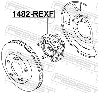 FEBEST 1482-REXF Wheel Hub