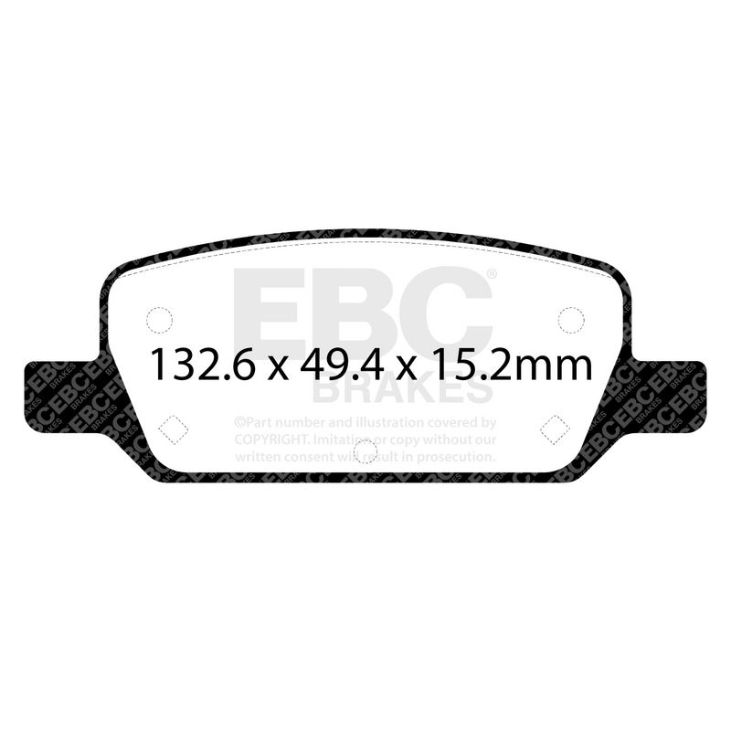 EBC Brakes Remblokkenset, schijfrem DP42417R