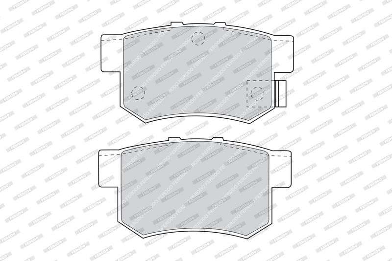 FERODO Plaquettes de frein à disque FDB956