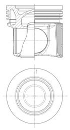 Product Image - Zuiger - 41677600 - KOLBENSCHMIDT