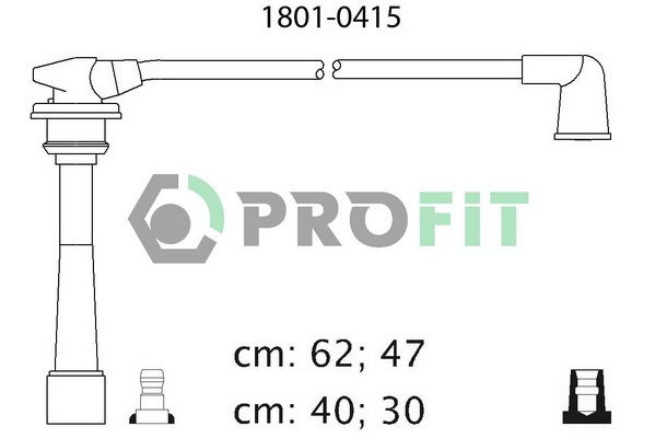 Комплект проводів високої напруги, Profit 1801-0415