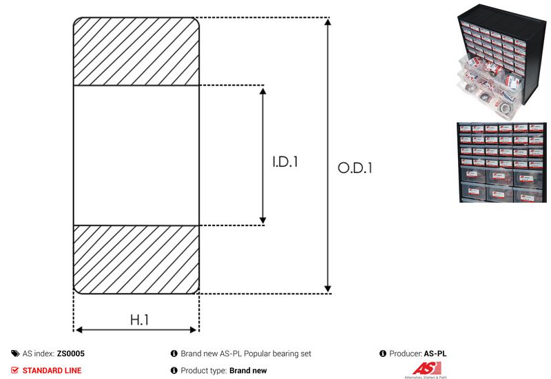 AS-PL ZS0005 Bearing