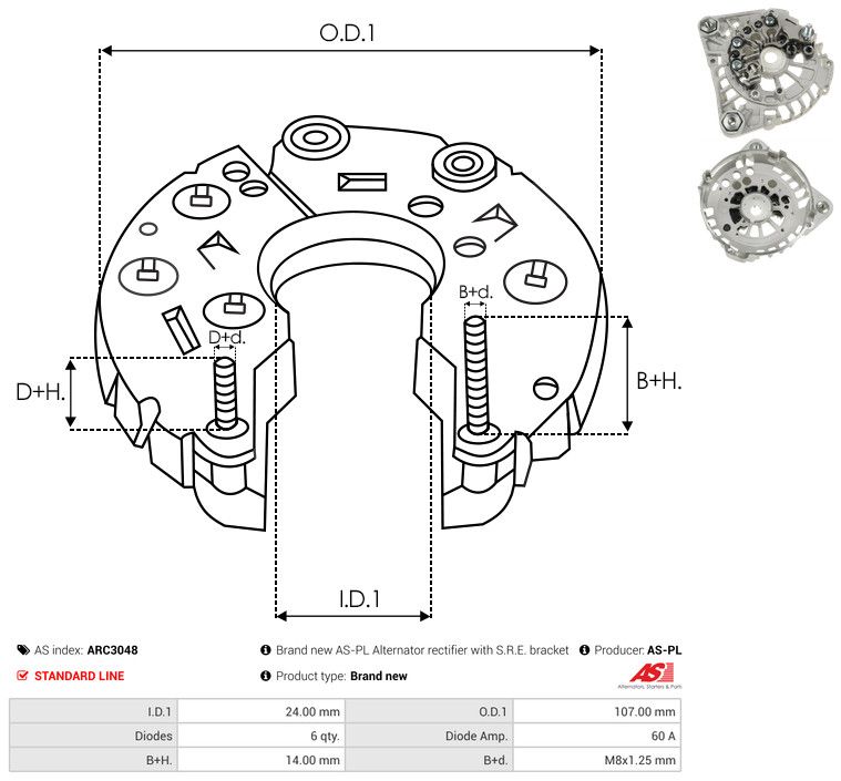 Kaitsekate, generaator, AS-PL ARC3048