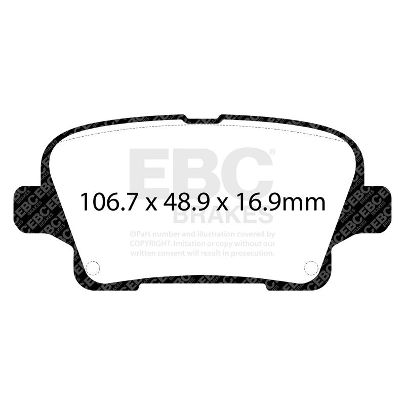 EBC Brakes Remblokkenset, schijfrem DP43125R