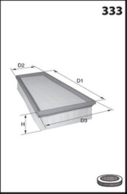 MISFAT Filtre à air P352