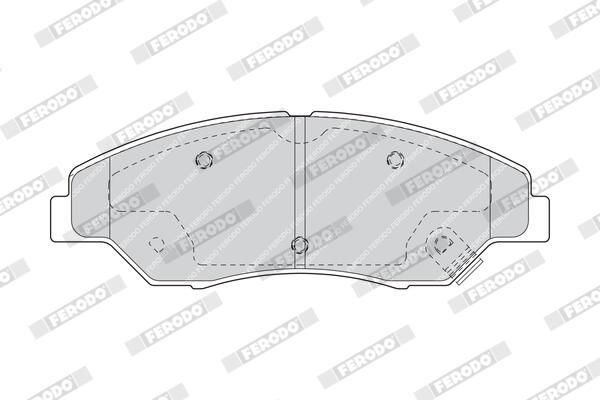 FERODO FDB1536 Brake Pad Set, disc brake