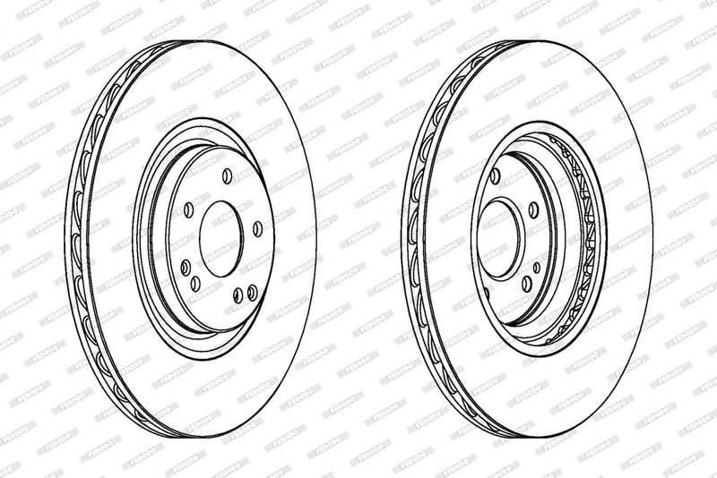 Disc frana DDF1856C-1 FERODO