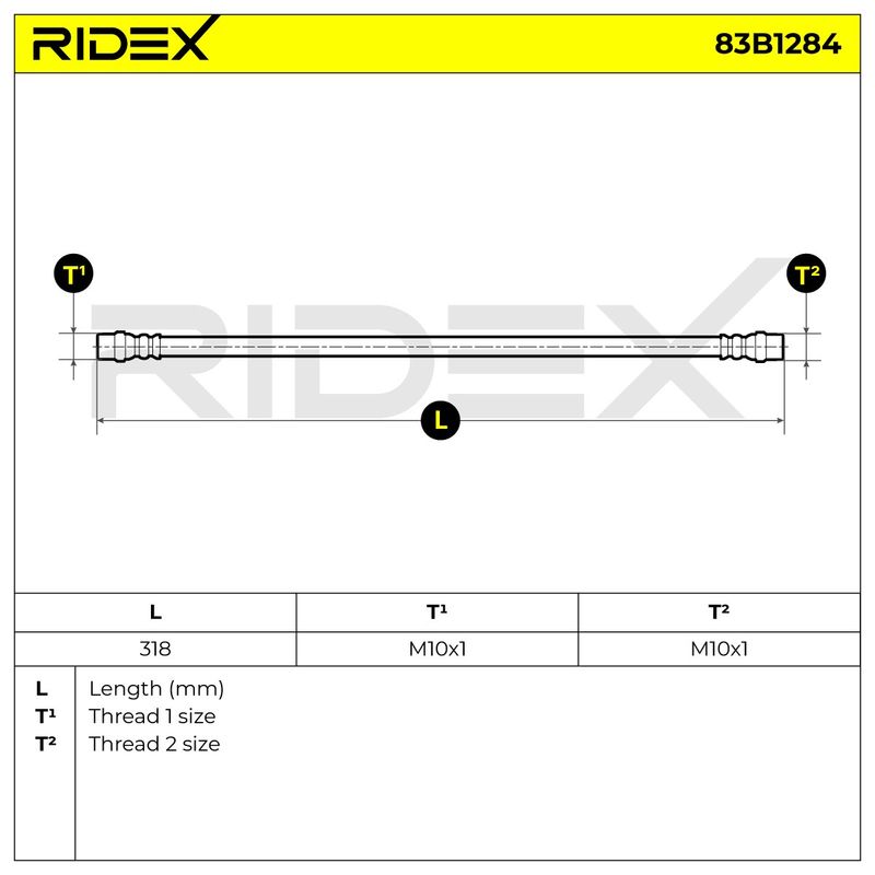 спирачен маркуч RIDEX