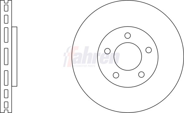 Fahren Brake Disc FBD6239