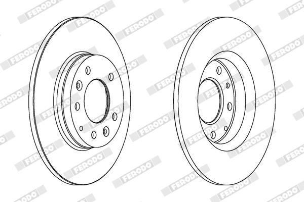 FERODO DDF1500C Brake Disc
