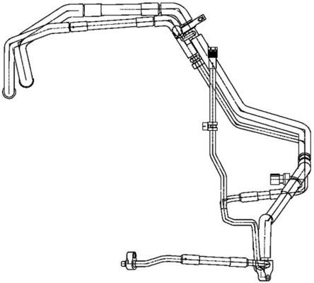 Трубопровід високого/низького тиску, кондиціонер повітря, Mahle AP136000P