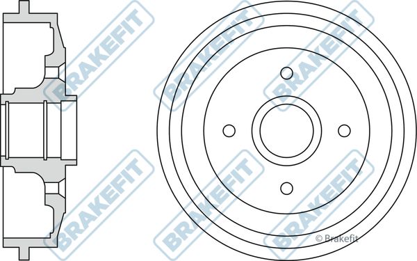 APEC Brake Drum BDR9033