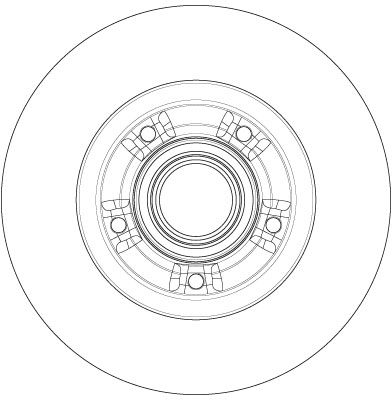 TRW DF6203BS Brake Disc