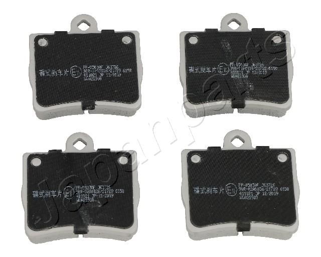 JAPANPARTS fékbetétkészlet, tárcsafék PP-0503AF