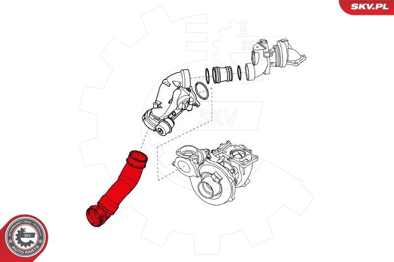 ESEN SKV 24SKV690 Charge Air Hose